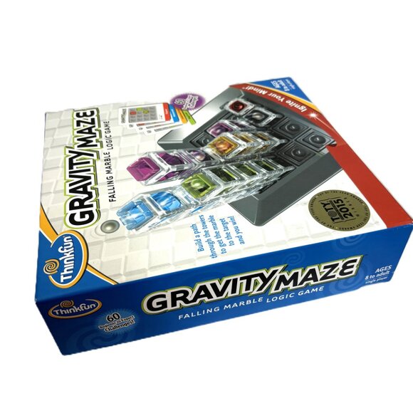 ThinkFun Gravity Maze Builder Falling  Marble Logic Board Game - Picture 12 of 15